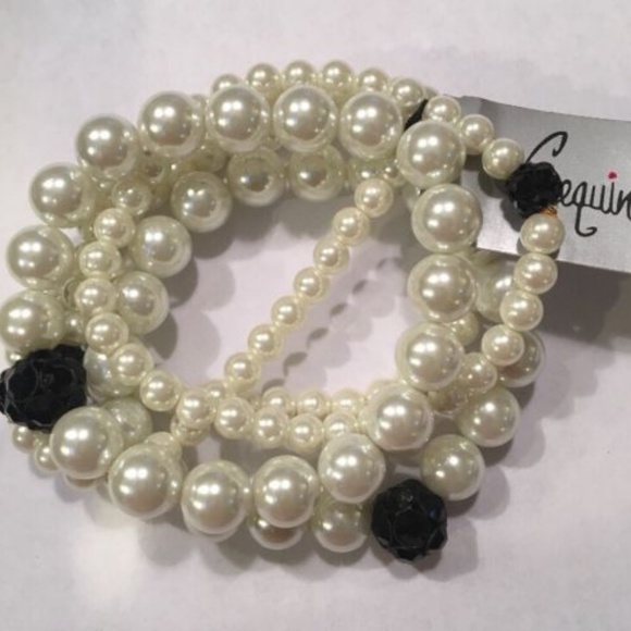 Nordstrom Jewelry Nordstrom Sequin Nyc Faux Pearl Bracelets 78